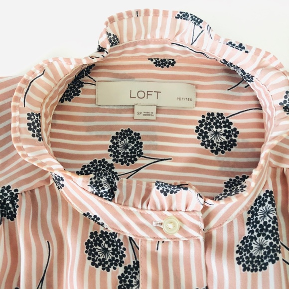 FLORAL STRIPE TOP - Picture 6 of 11